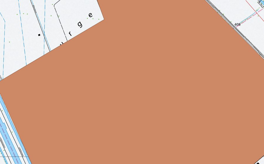 Landeskarte swisstopo mit dem Schutzperimeter von Kaltbrunner Riet (Ramsar-Gebiet)